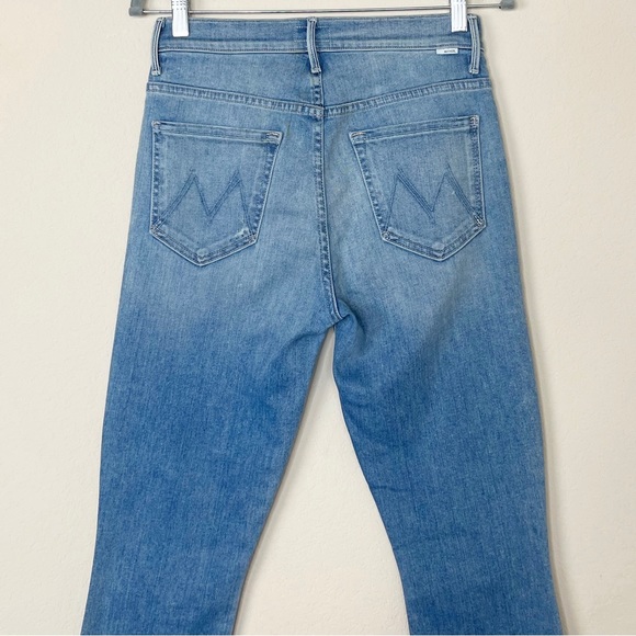 MOTHER The Stunner Ankle Fray Button Fly in Hit the Jackpot Wash - Picture 9 of 16